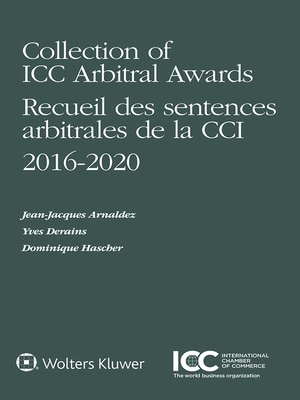 cover image of Collection of ICC Arbitral Awards 2016-2020